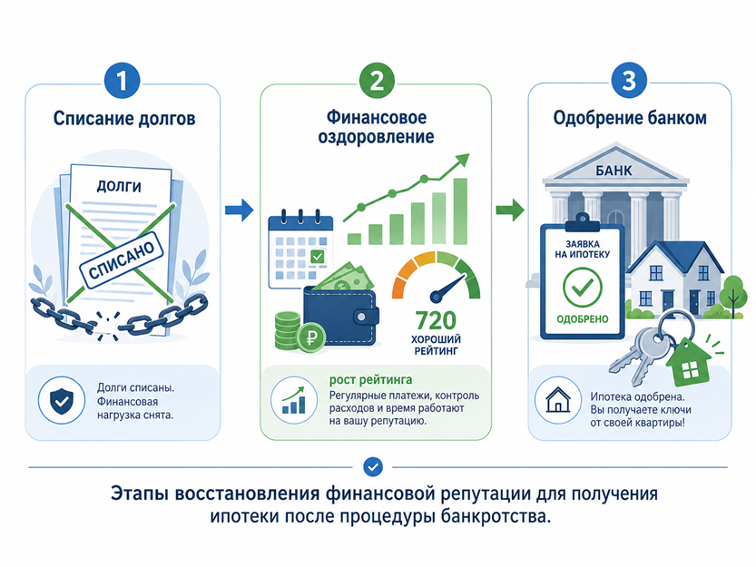 Можно ли взять ипотеку после банкротства