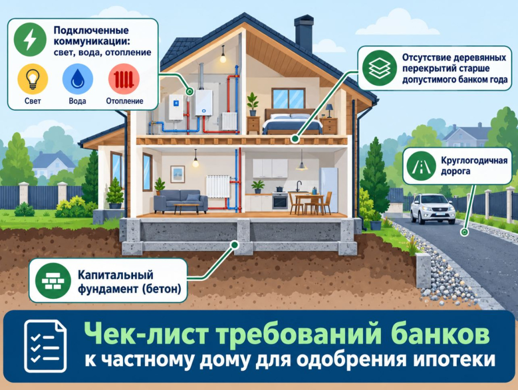 Ипотека для покупки дома в 2026 году: как получить и какие льготные условия